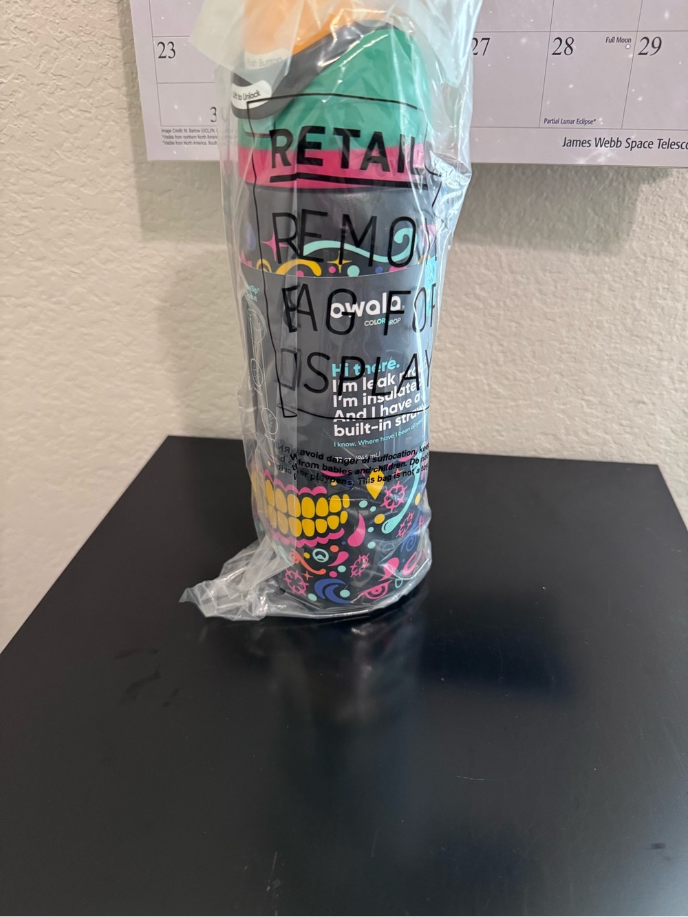 Owala Color Drop (Sugar Skull) Freesip 32 oz. New/Sealed!